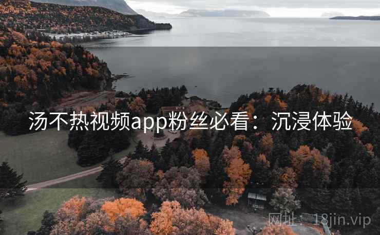 汤不热视频app粉丝必看:沉浸体验 汤不热视频app粉丝必看:沉浸体验